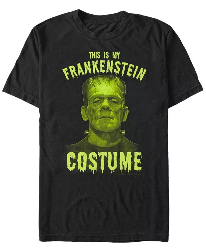 

Мужская футболка с коротким рукавом Universal Monsters Frankenstein Costume Fifth Sun, черный