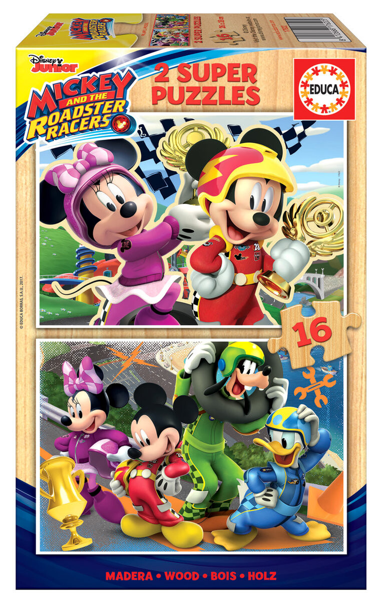 

Educa, пазл Disney, Микки Маус и друзья, 2х16 шт.