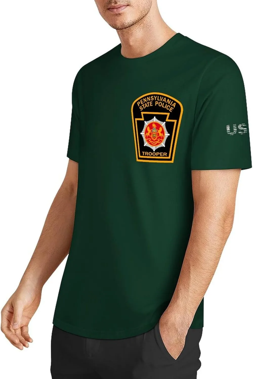 

Футболка Pennsylvania State Police, хлопок, короткий рукав Eafxzmlrq