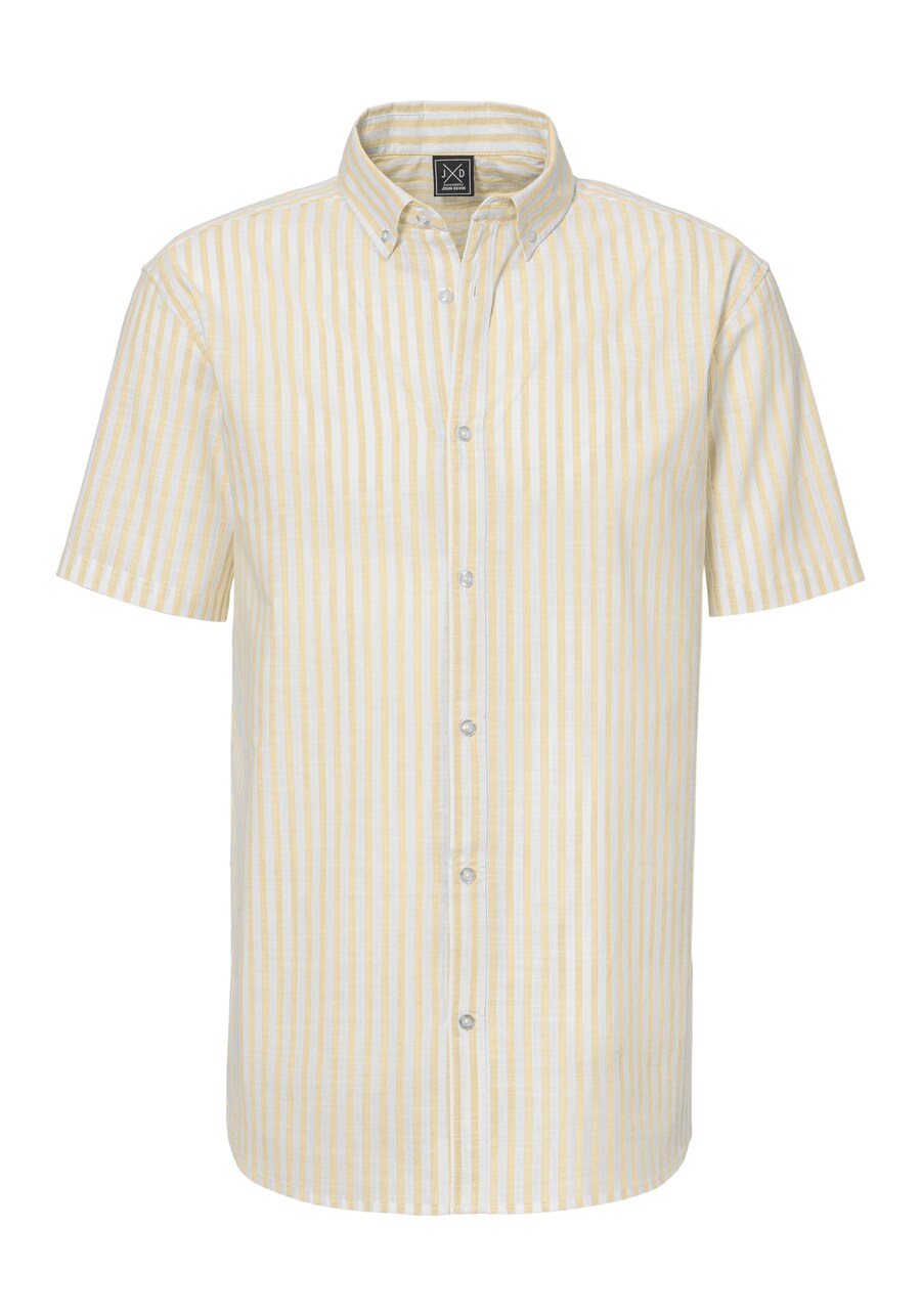 

Повседневная рубашка JOHN DEVIN Regular fit Button Up Shirt, бежевый