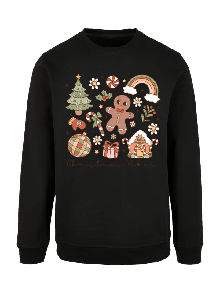 

Свитшот Christmas Vibes Cozy Cute Winter черного цвета F4NT4STIC