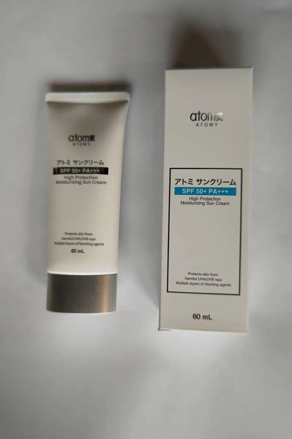Солнцезащитный крем Atomi Atom Sun Cream White натуральный 60 мл Atomy
