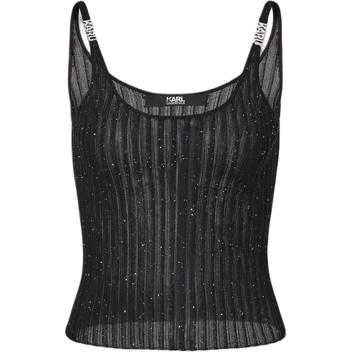 

KARL LAGERFELD / Karl Lagerfeld Jeans Топ KARL LAGERFELD SS25 женский black