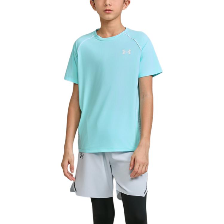 

Under Armour Футболка SS25 light blue для подростков