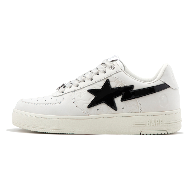 

A BATHING APE Мужские низкие скейтерские кеды WHX белые, цвет White WHX
