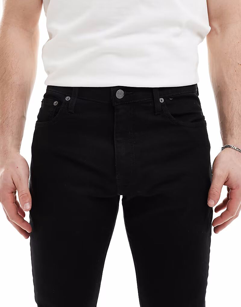 Джинсы Levi's 512 slim taper черного цвета — фото 4