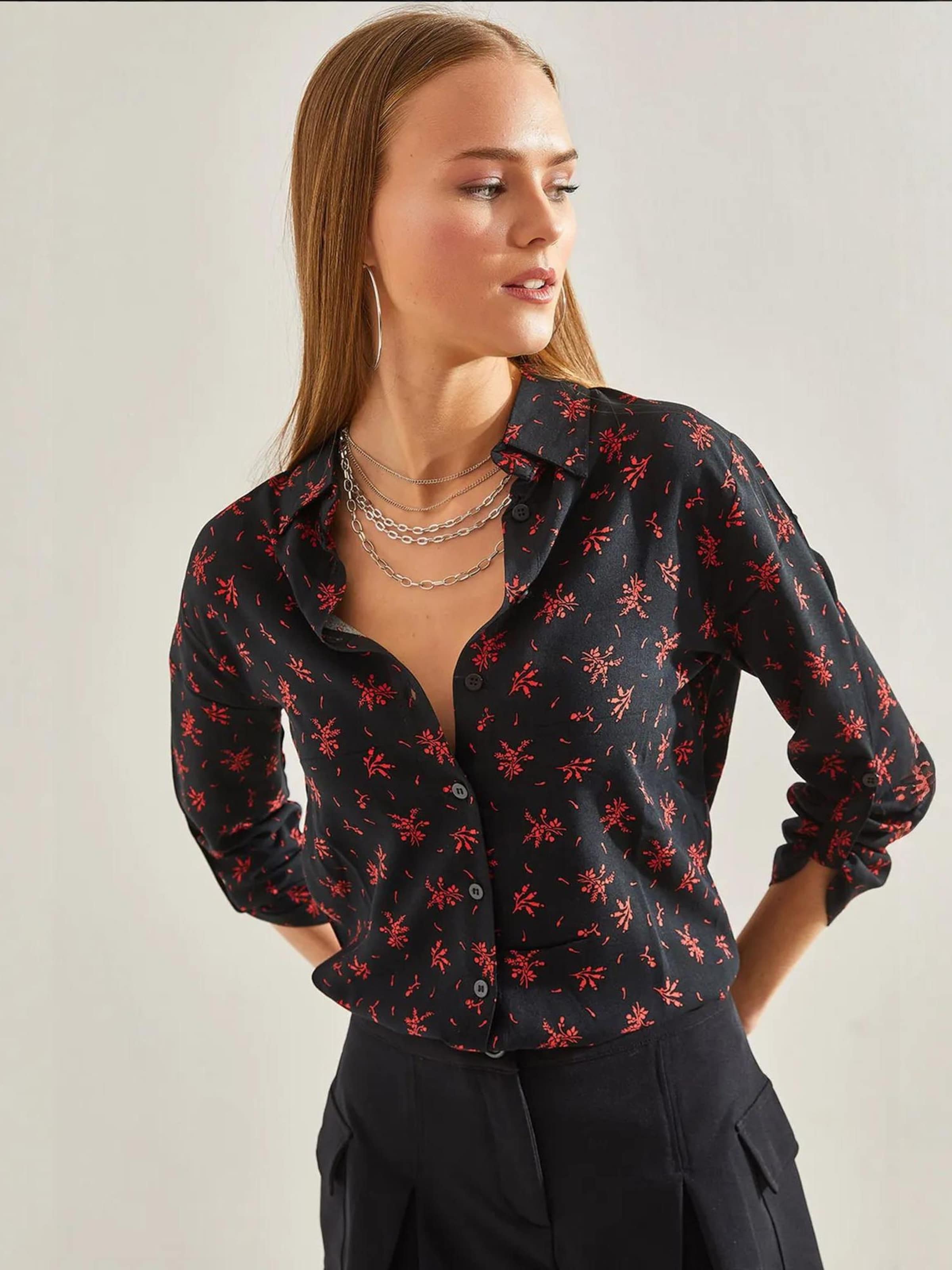 

Bianco Lucci Рубашка в черном цвете