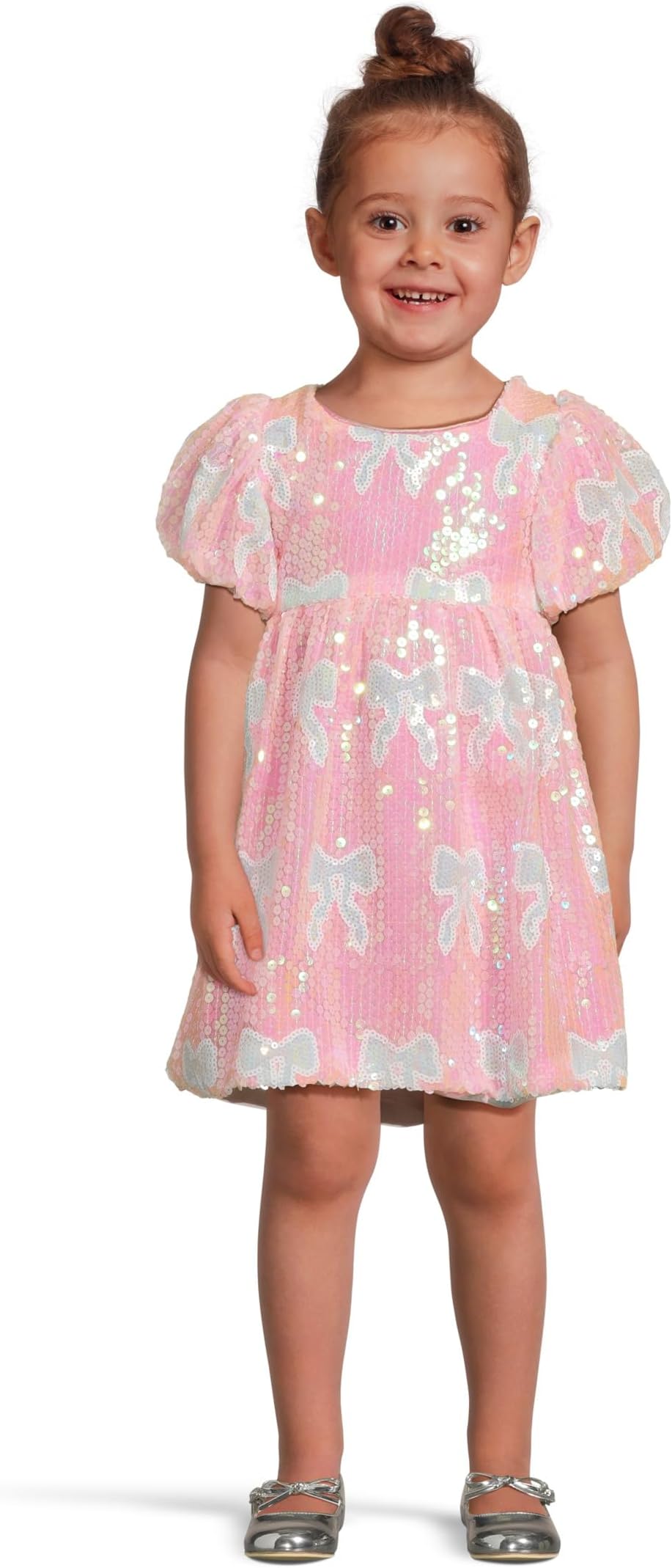 

Платье Lola and The Boys Baby Blue Sequin Bow Dress, розовый