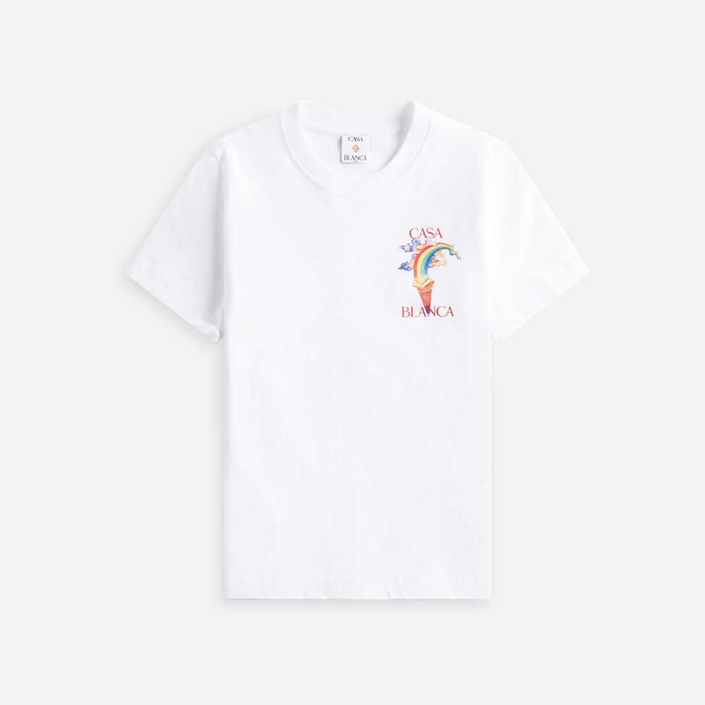 

Футболка Casablanca Nature Teacher Tee, белый