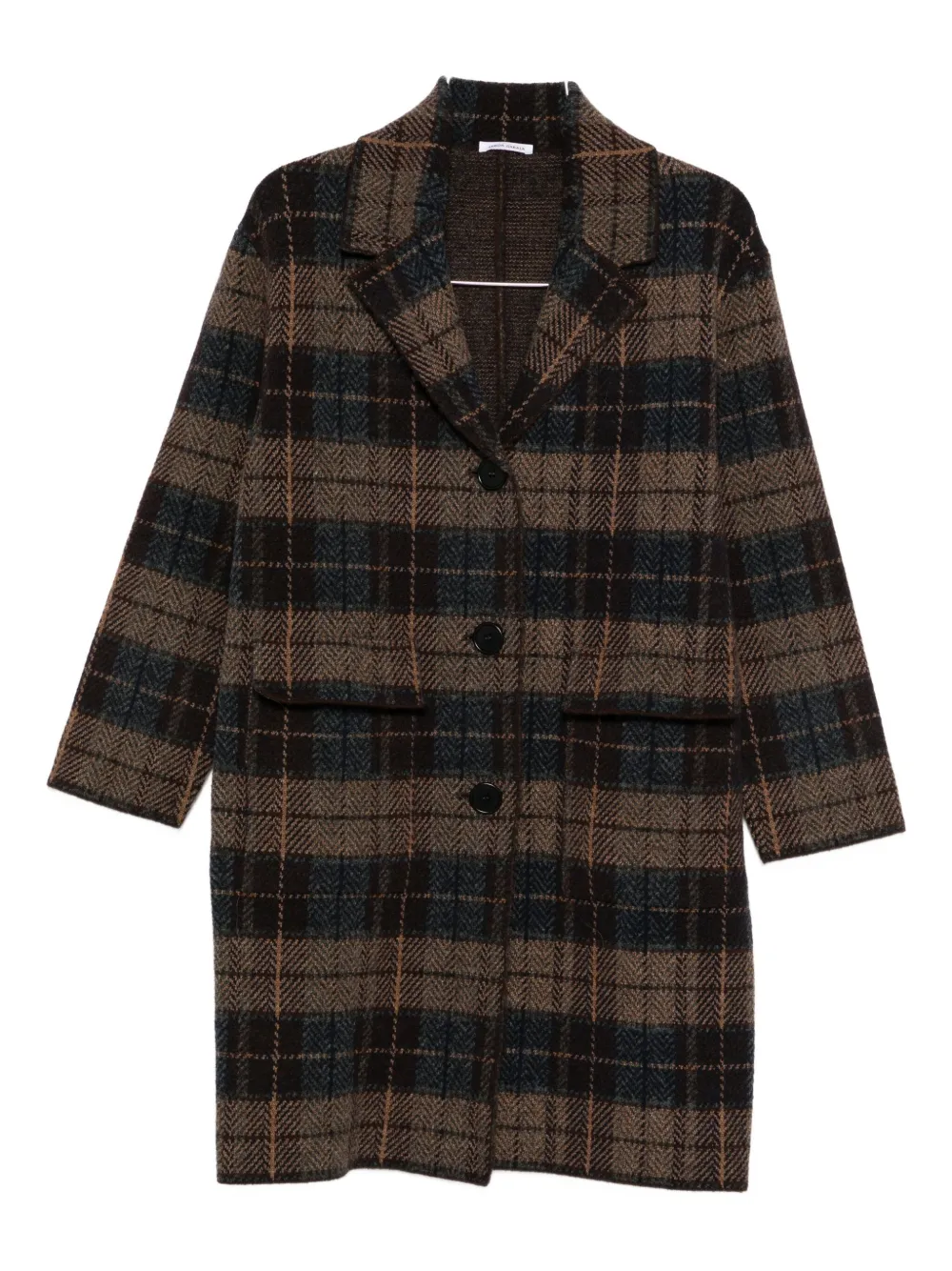 

Жакет в клетку Lebor Gabala, коричневый