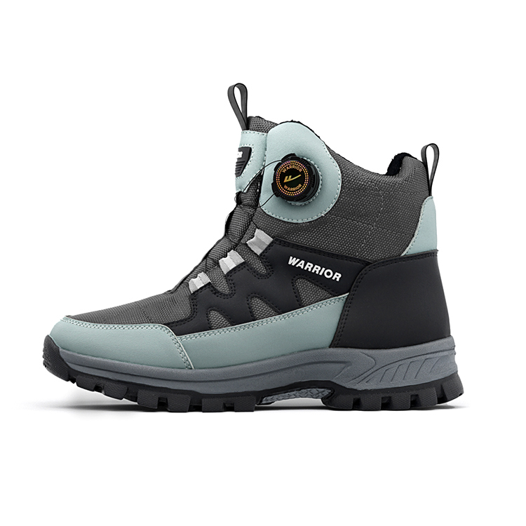 

Утепленные короткие снежные ботинки для мужчин с защитой от истирания и увеличенной высотой WARRIOR, moon черный