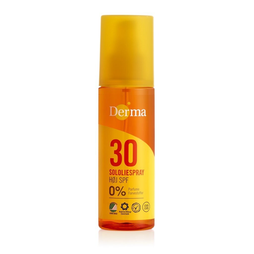 

Derma, Sun, солнцезащитное масло, SPF 30, 150 мл