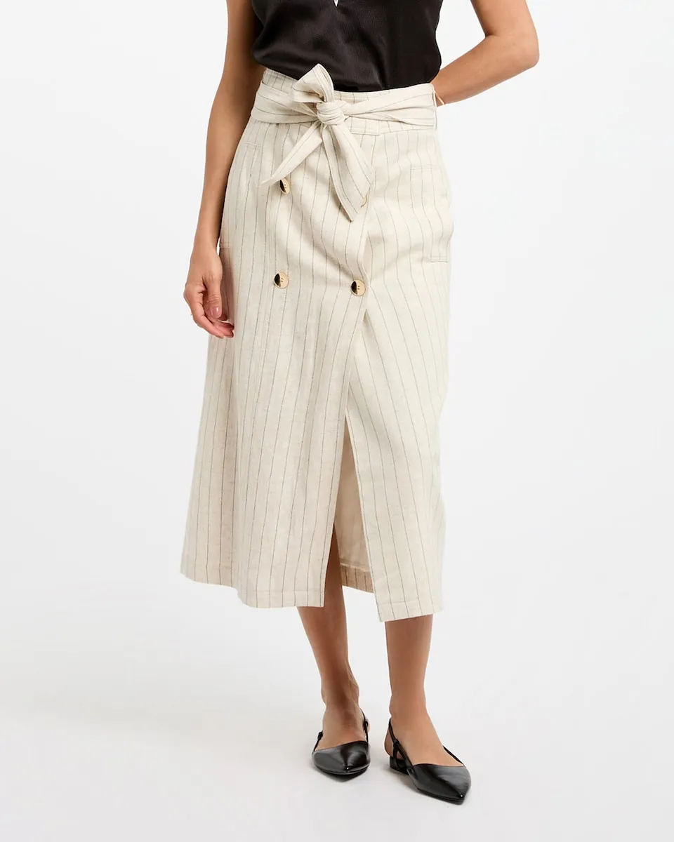 

Миди-юбка в полоску Morgan, бежевый