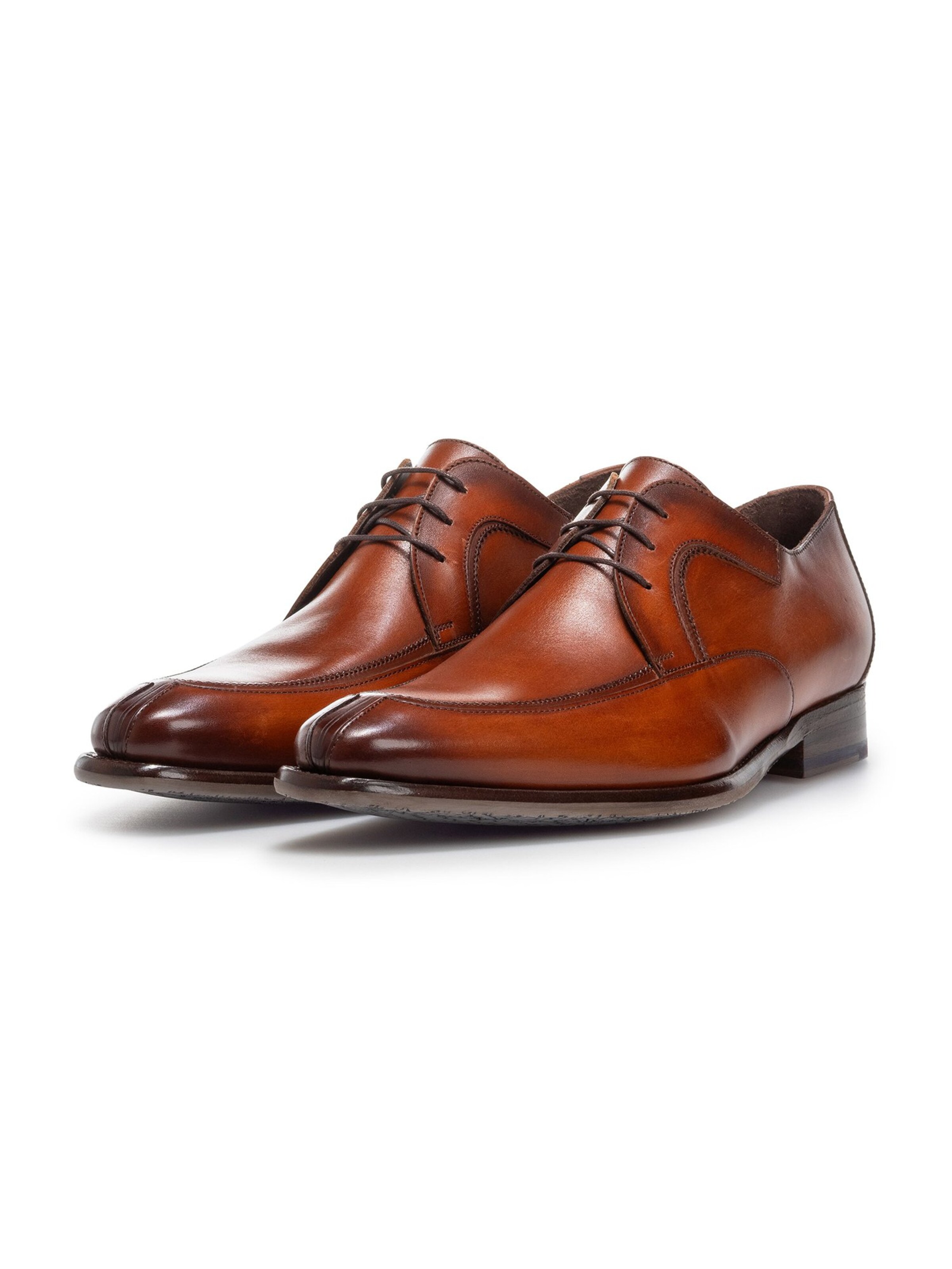 Floris van Bommel Шнурованные туфли 'De Stijler 43' в цвете Cognac — фото 2