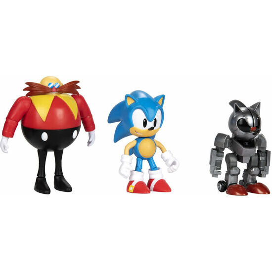 

Блистер 3 Фигурки К 30-Летию Еж Соника 10 См Jakks Pacific