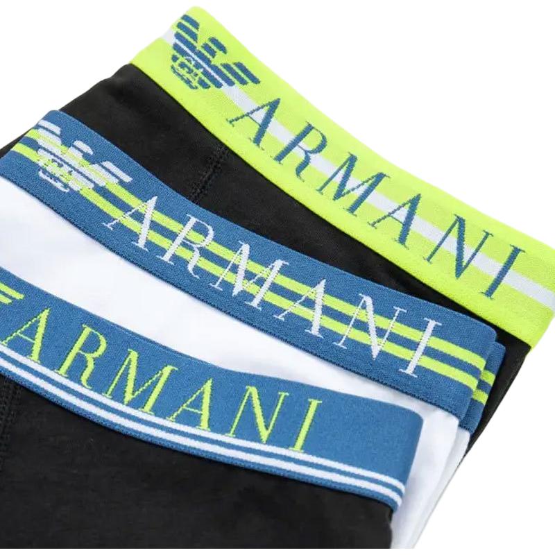 EMPORIO ARMANI Трусы боксеры с вышитым логотипом, набор из трех штук — фото 4
