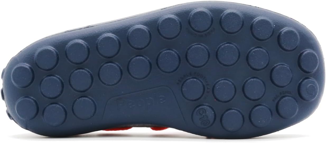 Детская обувь People Footwear Senna - водонепроницаемые мокасины на резиновой подошве, легкие и прочные лодочные туфли для мальчиков и девочек, нескользящие водные туфли для активного отдыха на улице, красный/синий — фото 2