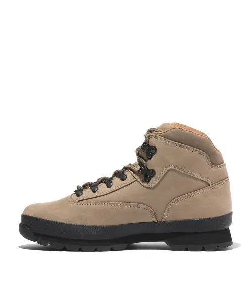 Ботинки Timberland Euro Hiker L из нубука, бежевые — фото 2