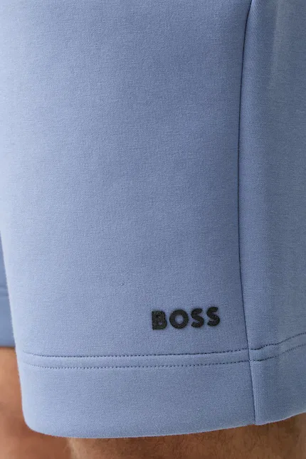 Шорты спортивные из мягкого трикотажа BOSS Green, синий — фото 4