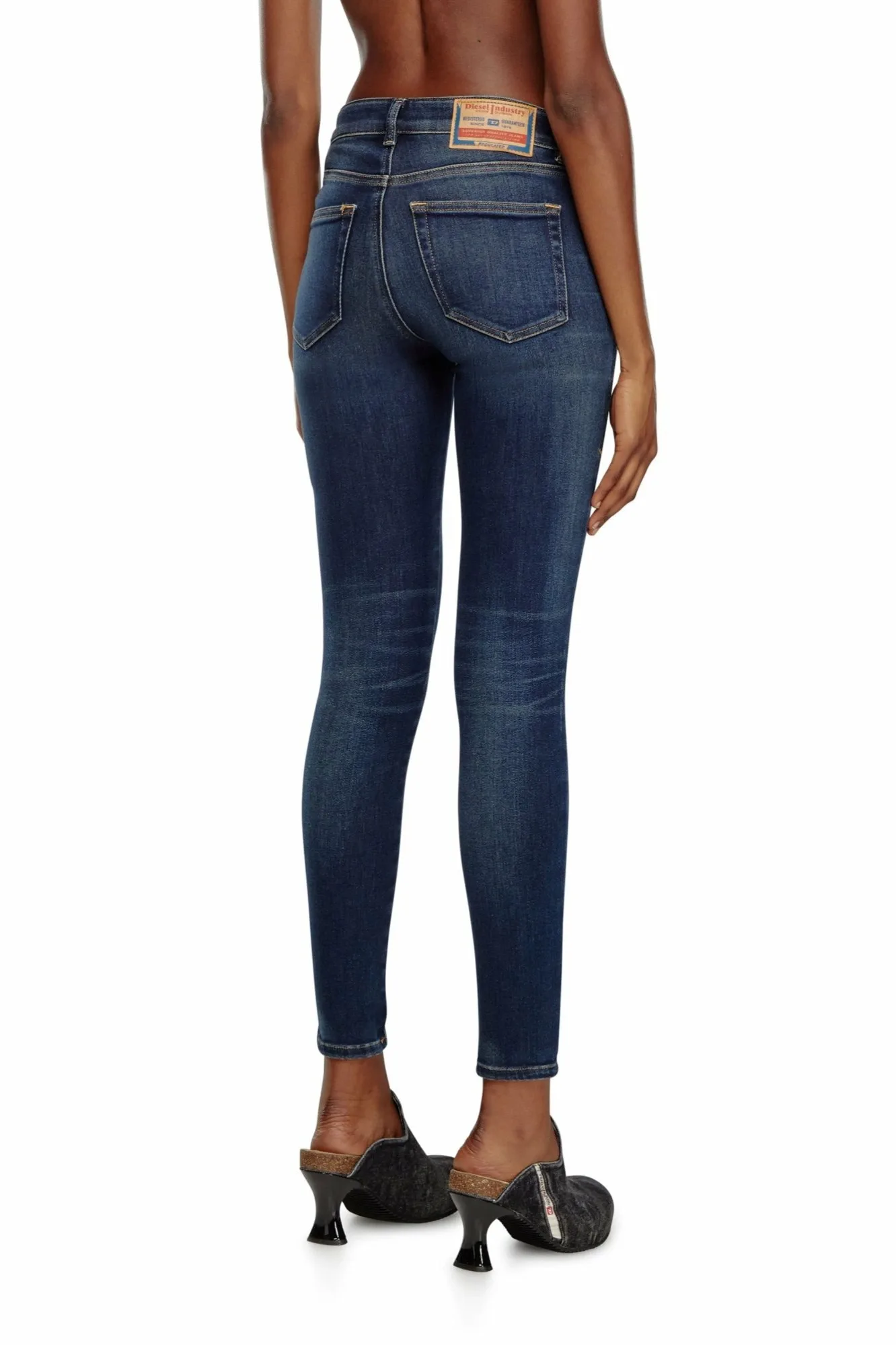 Женские джинсы Super Skinny SLANDY L.32 Diesel, blue — фото 4