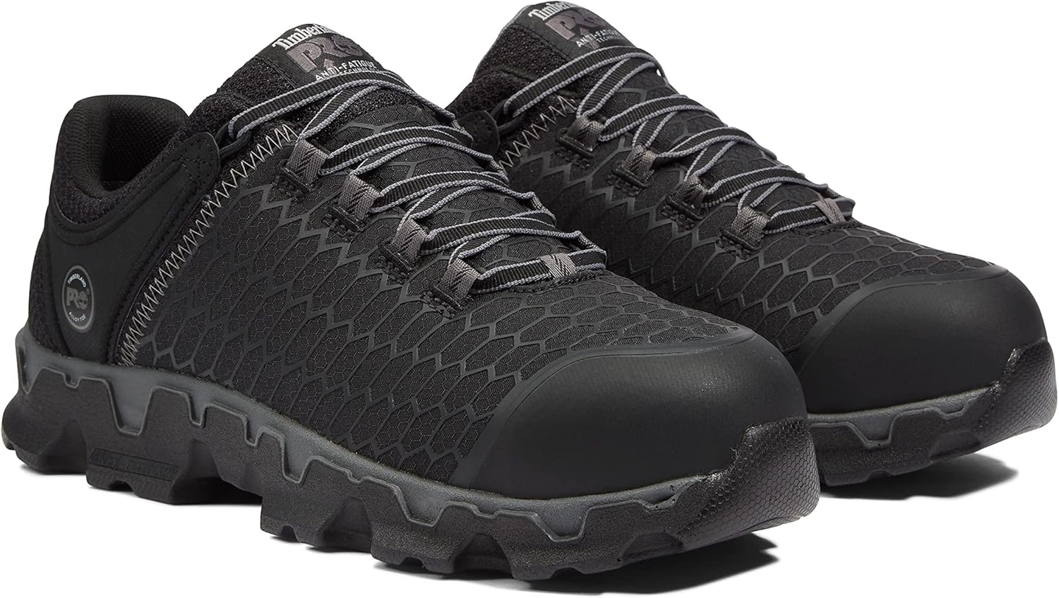Timberland PRO мужские промышленные и строительные ботинки Powertrain Sport Alloy-Toe EH, Black/Grey-2024 New — фото 2