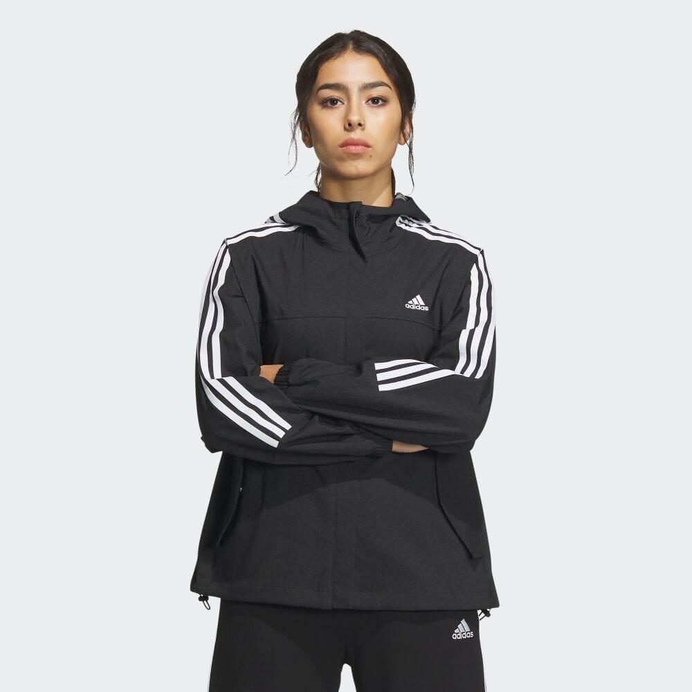 

Куртка Adidas Seasonal sportswear loose fit denim look cross jacket, черный