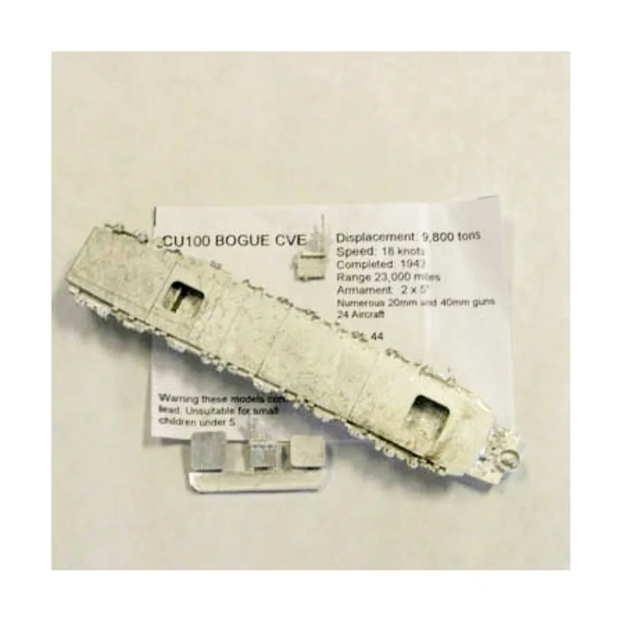 

Бог — CVE, Figurehead Ships - WWII Coastal Forces - United States (1:1250) (Noble Miniatures)