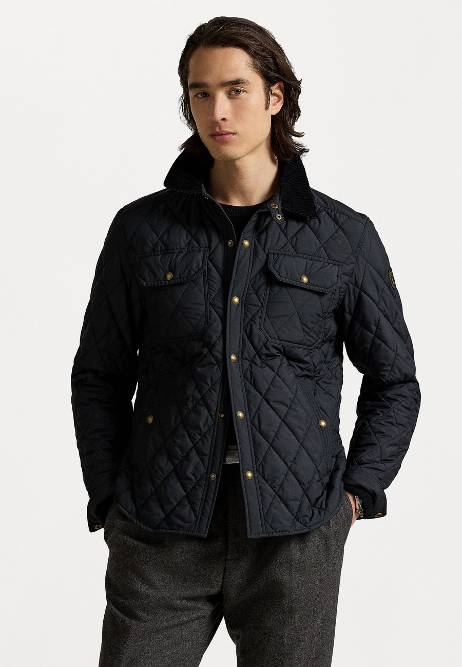 

Куртка Polo Ralph Lauren THE BEATON QUILTED JACKET, Black/Dark Blue