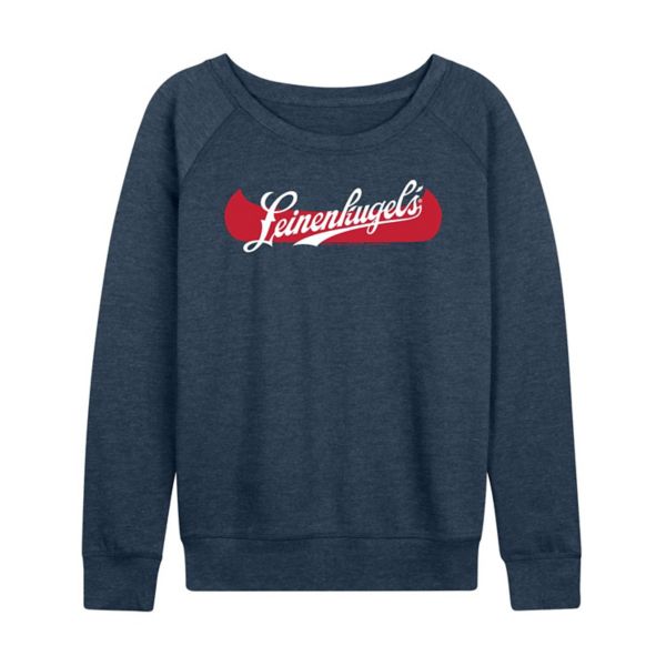 

Женская футболка с длинным рукавом из французского трикотажа Leinenkugel's Canoe Logo Licensed Character, индиго