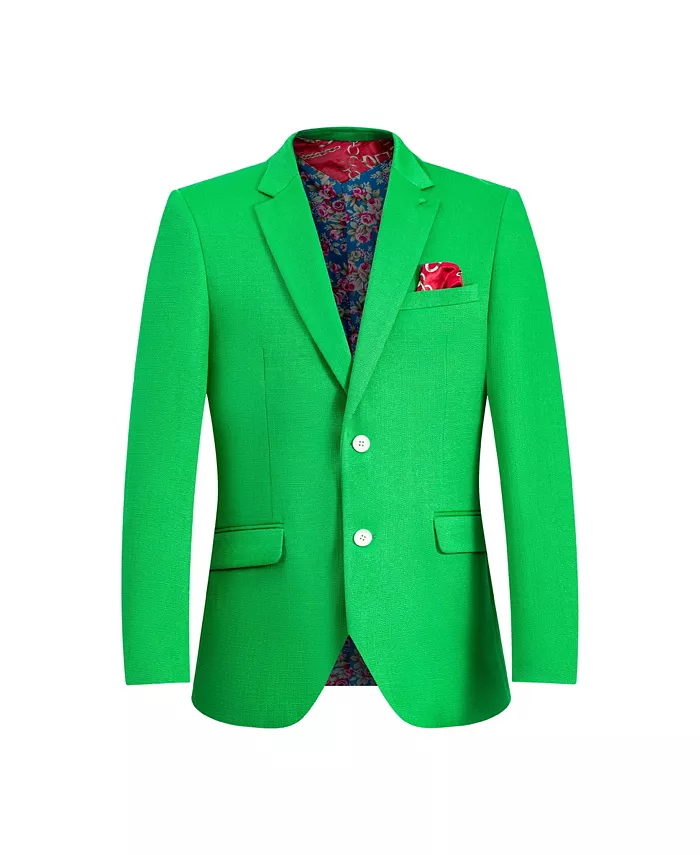 

Зеленый приталенный классический блейзер для мальчиков Elie Balleh