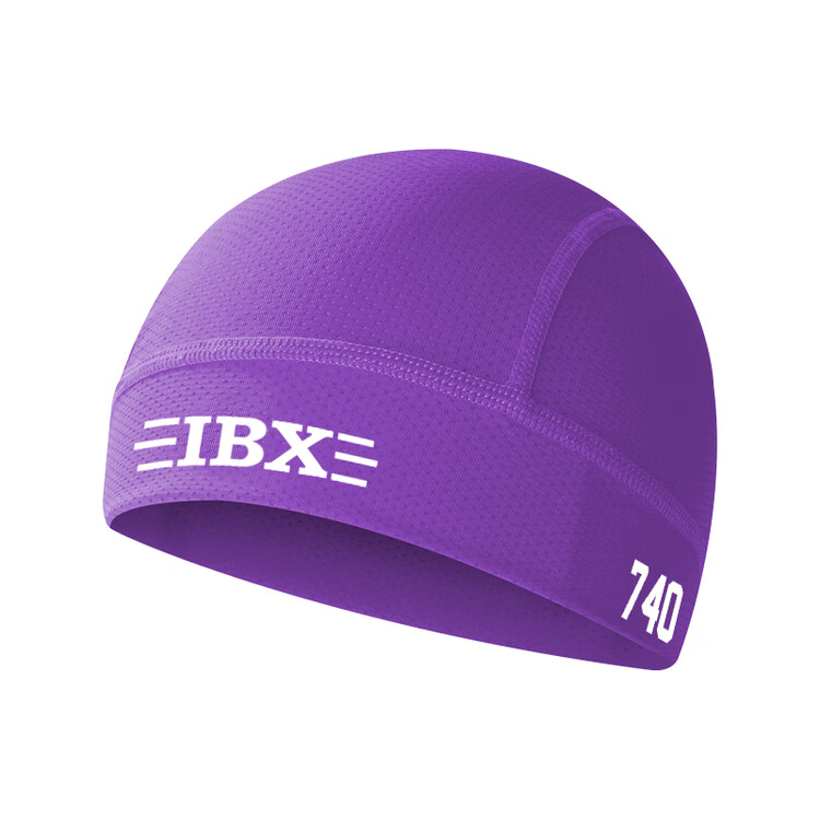 

He Jiagong Новая быстросохнущая кепка для хоккея для детей, подростков и взрослых, влагоотводящая и устойчивая к запахам для роликов и хоккея на траве, фиолетовая + белый текст, универсальный размер