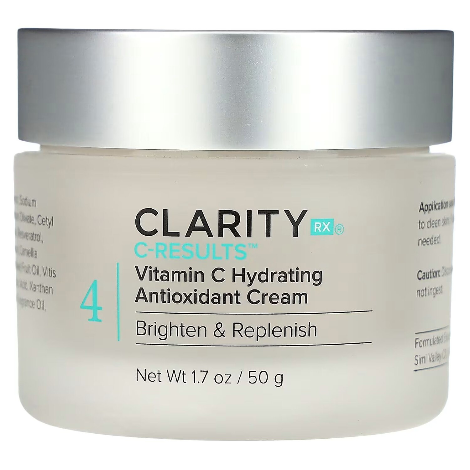 

C-Results, Увлажняющий антиоксидантный крем с витамином С, 1,7 унции (50 г) Clarityrx