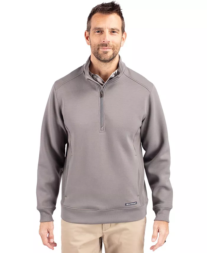 

Мужской толстовка Roam Eco Recycled Quarter Zip Cutter & Buck, черный