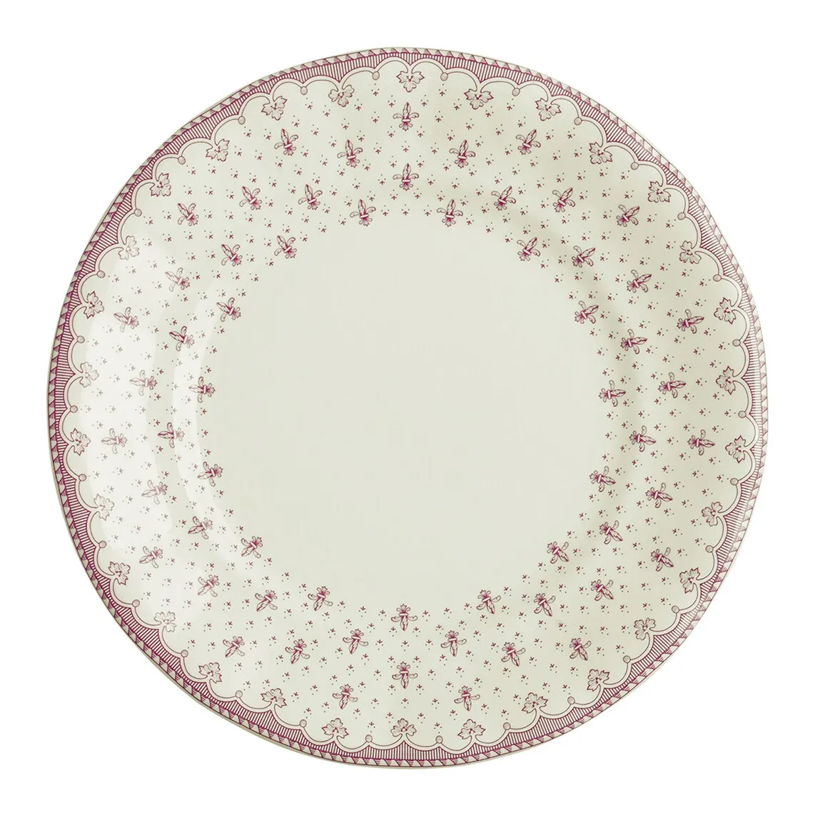 

Десертная тарелка Flor de Lis La Cartuja de Sevilla, розовый