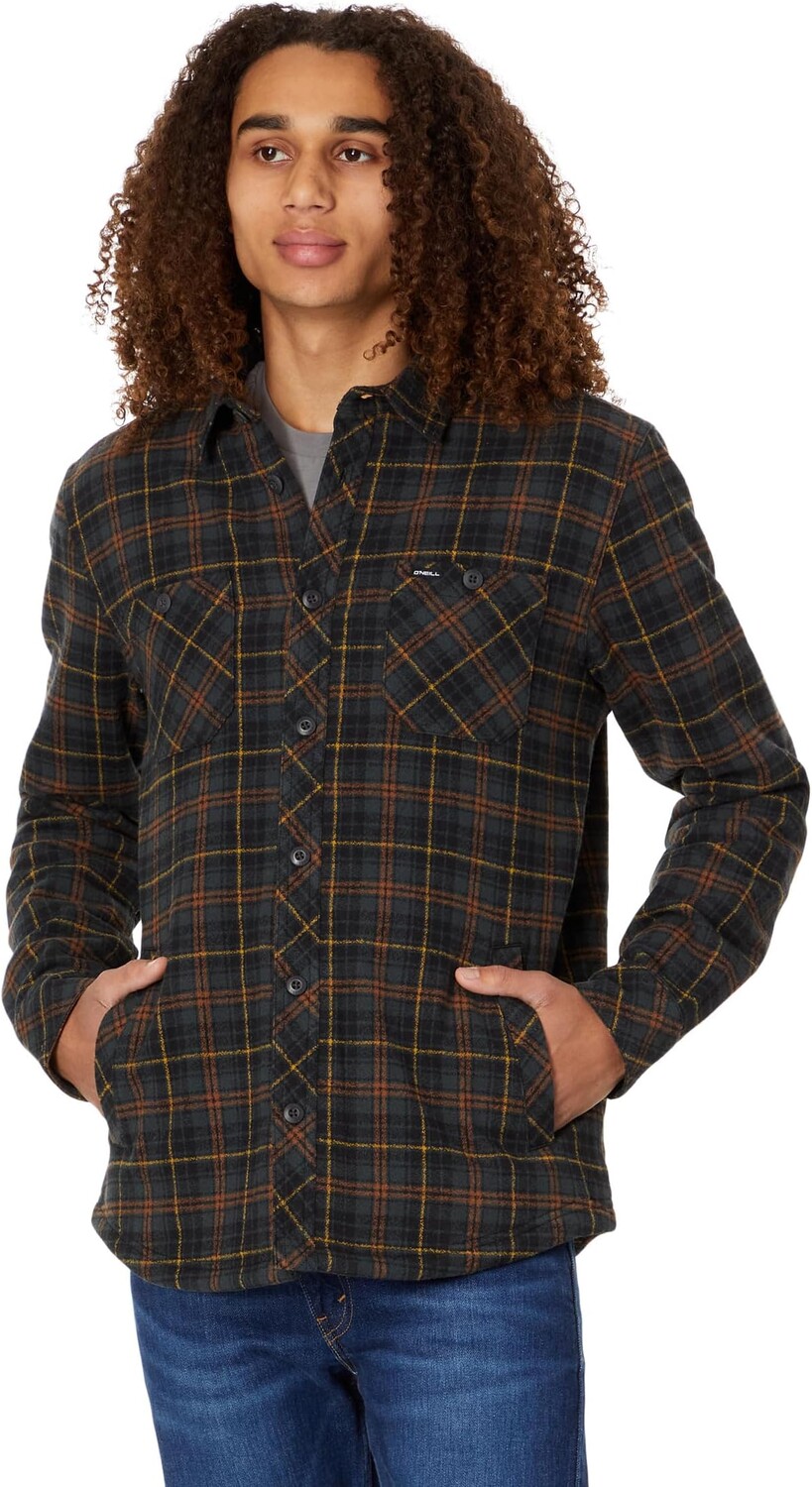 

Куртка Redmond Sherpa Lined Flannel Jacket O'Neill, черный
