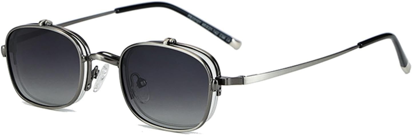 

Солнцезащитные очки-раскладушки в стиле ретро для женщин, маленькие, поляризованные, для мужчин, с защитой от УФ-излучения UV400, аксессуары, металлическая оправа VFDHN, 6