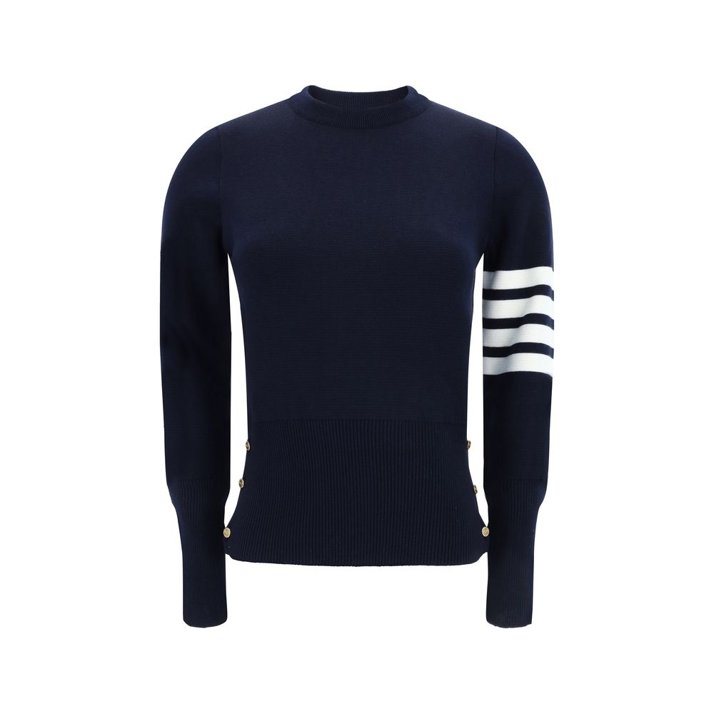 

Thom e MILANO STITCH CLASSIC CREW NECK Женский свитер Thom Browne, Army