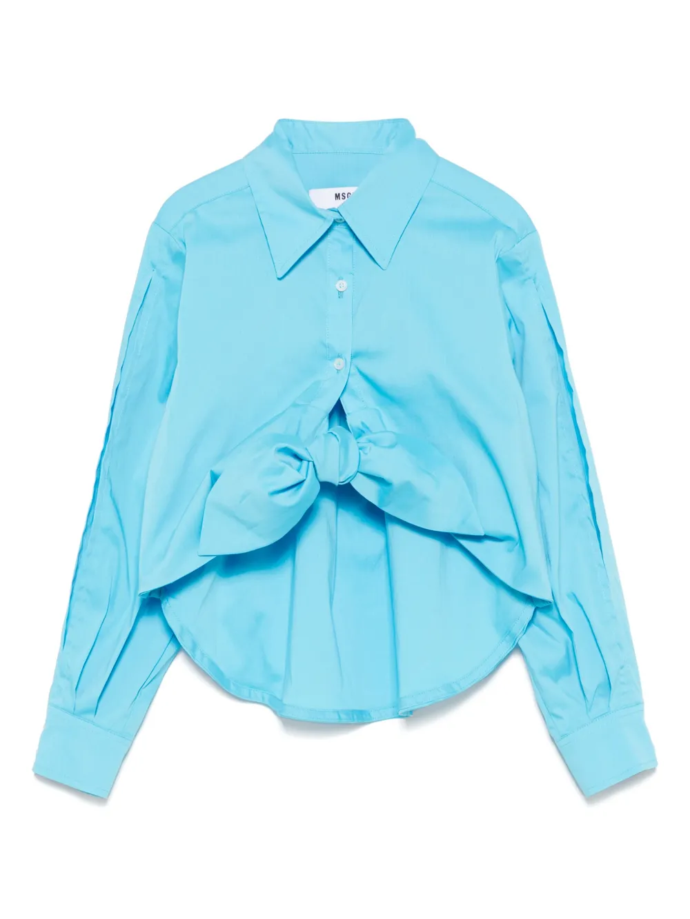 

Рубашка с логотипом MSGM Kids, синий