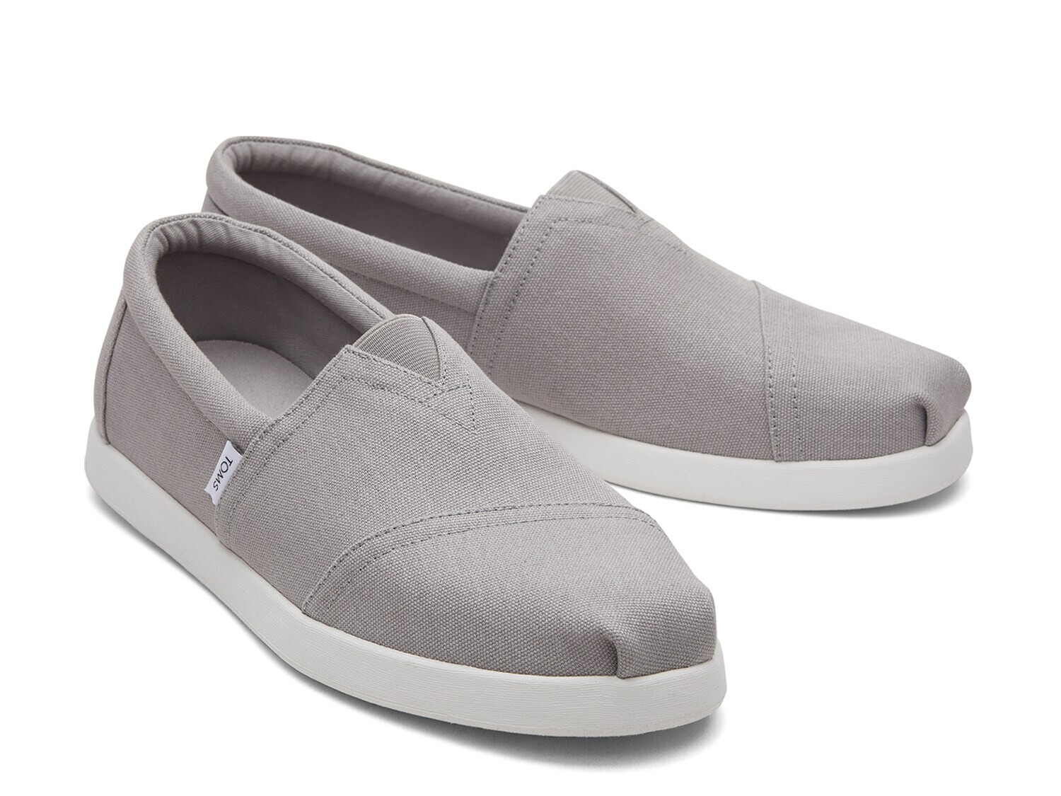 Слипоны мужские Toms Alpargata Espadrille с эластичной вставкой, серый — фото 2