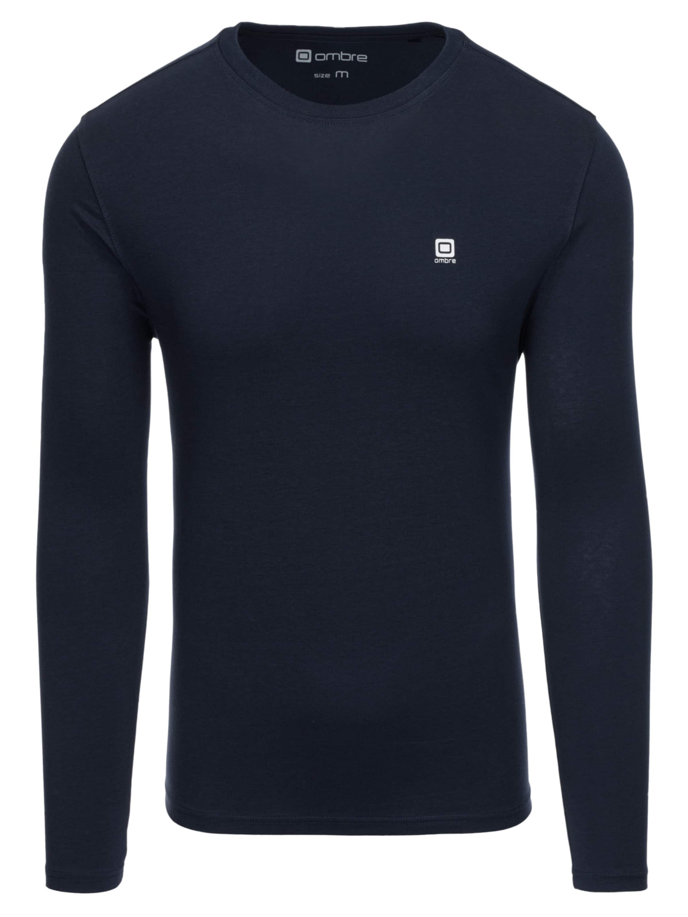 

Ombre Лонгслив в морском синем цвете