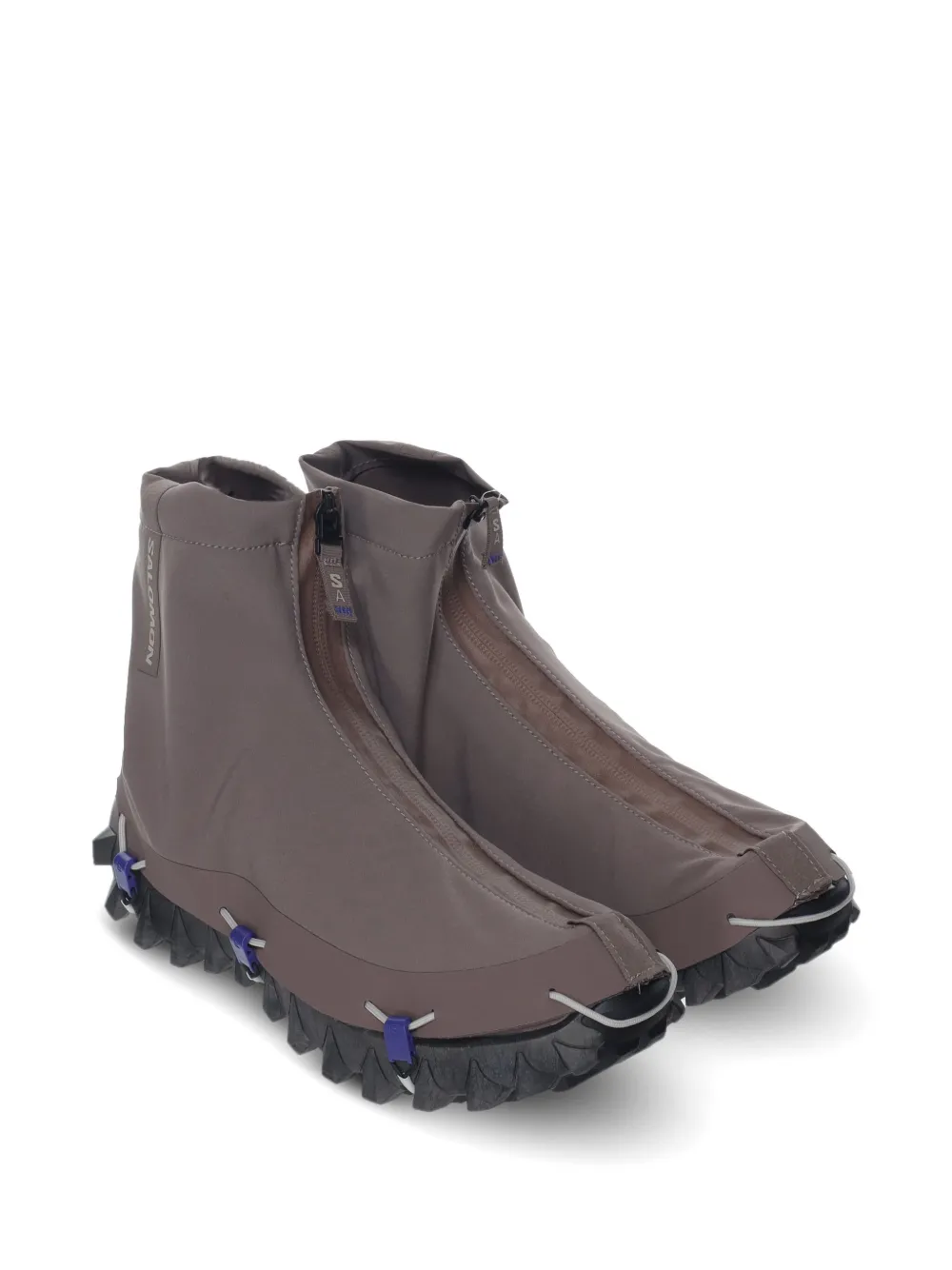 Ботинки женские Salomon Snowclog Advance текстильные с массивной подошвой, коричневый — фото 2