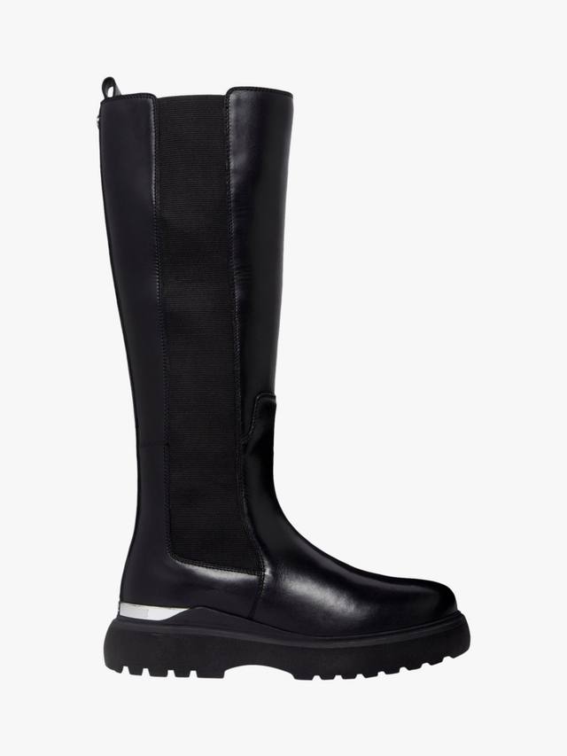 Кожаные высокие ботинки Alexandra Chelsea Mallet, Black