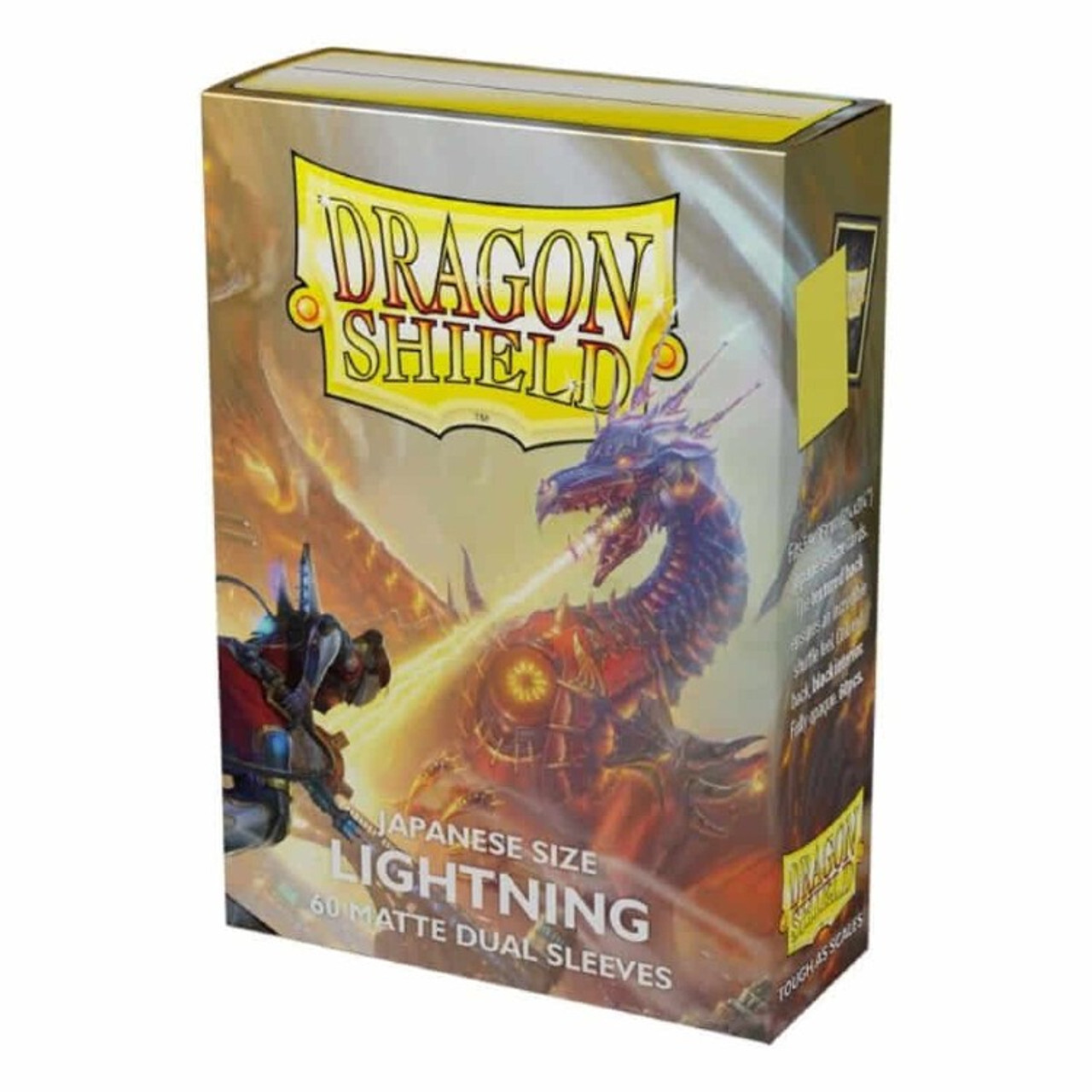 

Аксессуары Dragon Shield: Lightning - Japanese Size, Matte Dual Card Sleeves (60ct)