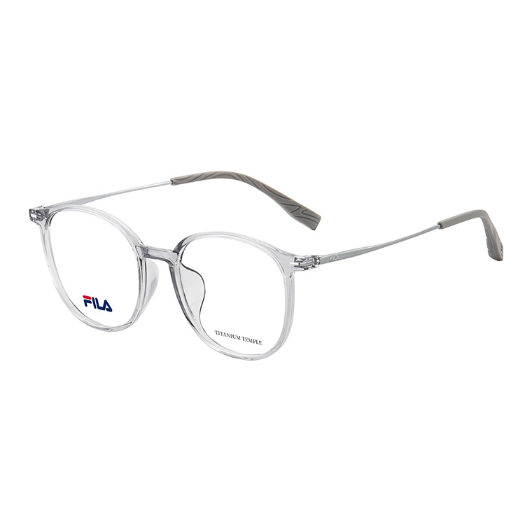 

FILA Титановые очки круглой формы унисекс, 07F6 Translucent Grey