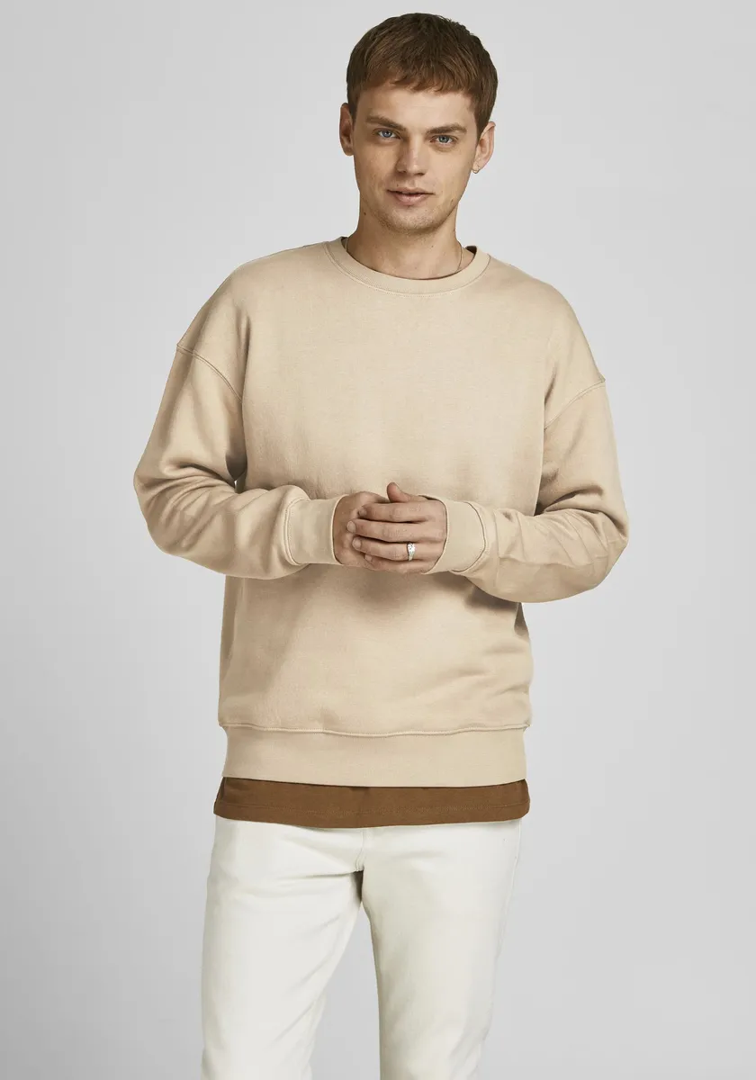 

Толстовка Jack & Jones "JJESTAR BASIC SWEAT CREW NECK NOOS", бежевый