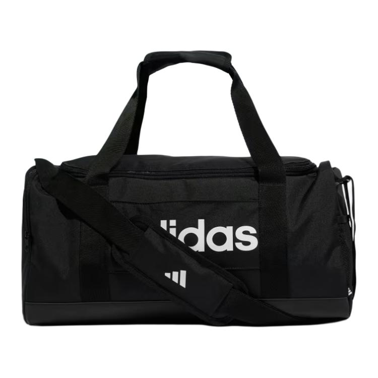 

Adidas Полиэстеровая холщовая сумка для спортзала компактная унисекс черная, Black