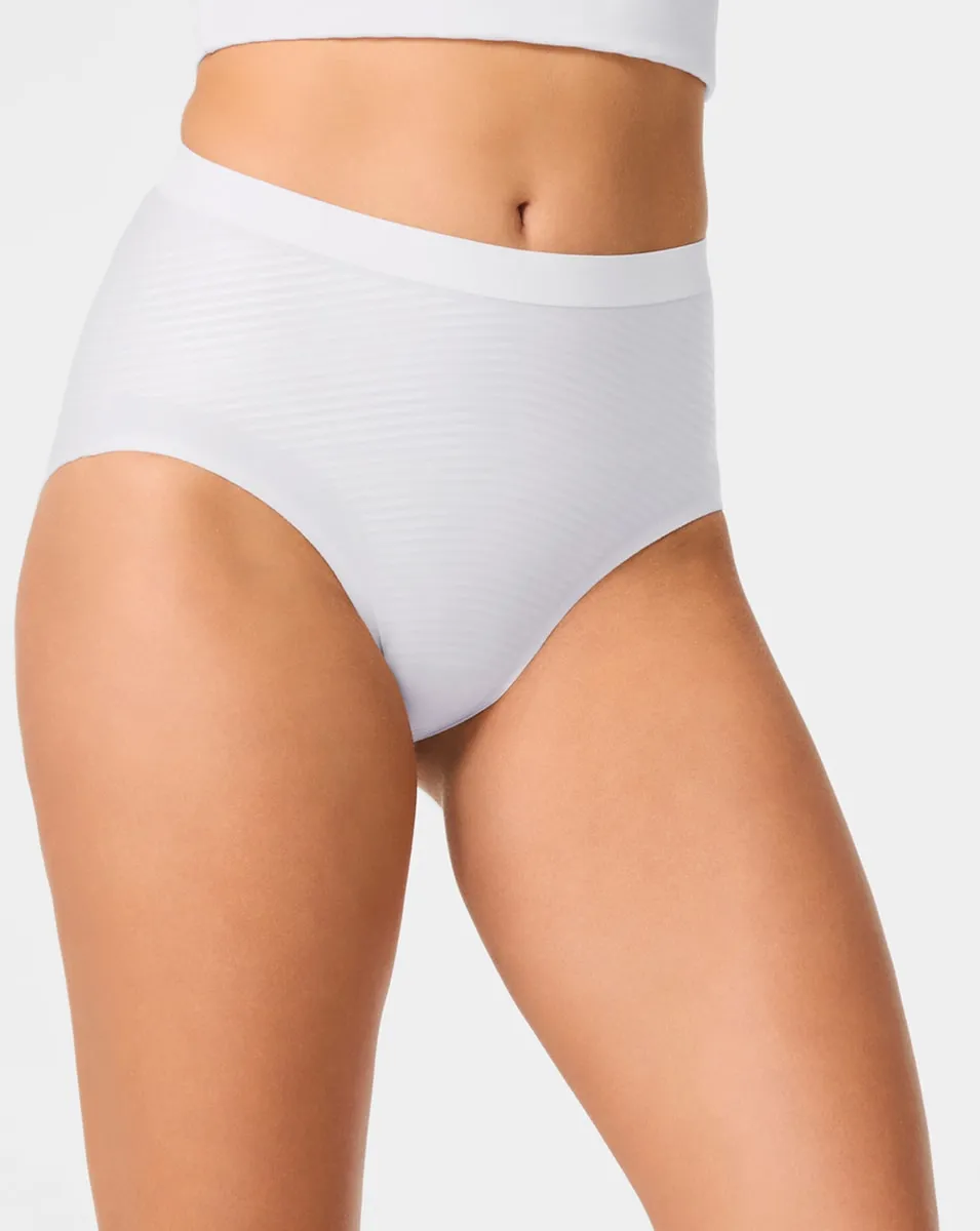 

Трусы с завышенной талией из хлопка Spanx, белый