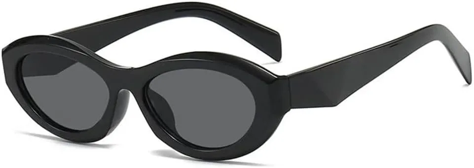 

Винтажные классические солнцезащитные очки 2027 года для женщин и мужчин. Модные солнцезащитные очки в маленькой оправе, конфетных цветов MTZJH, Black Black