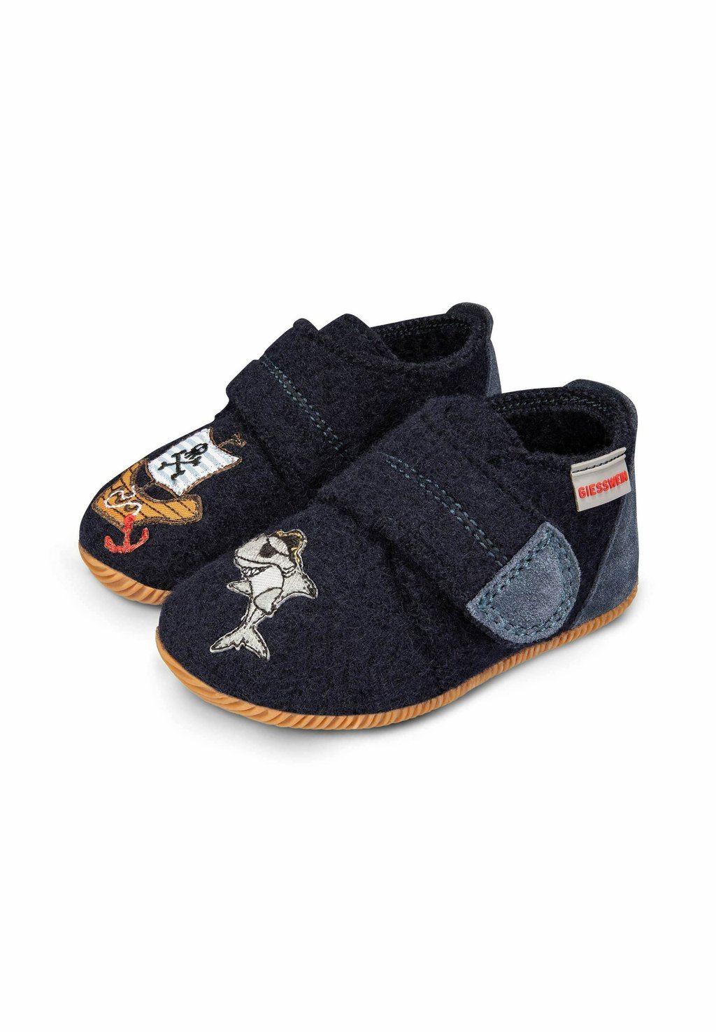 Тапочки OBERKIRCH - SLIM FIT - First shoes Giesswein, темно-синий — фото 2