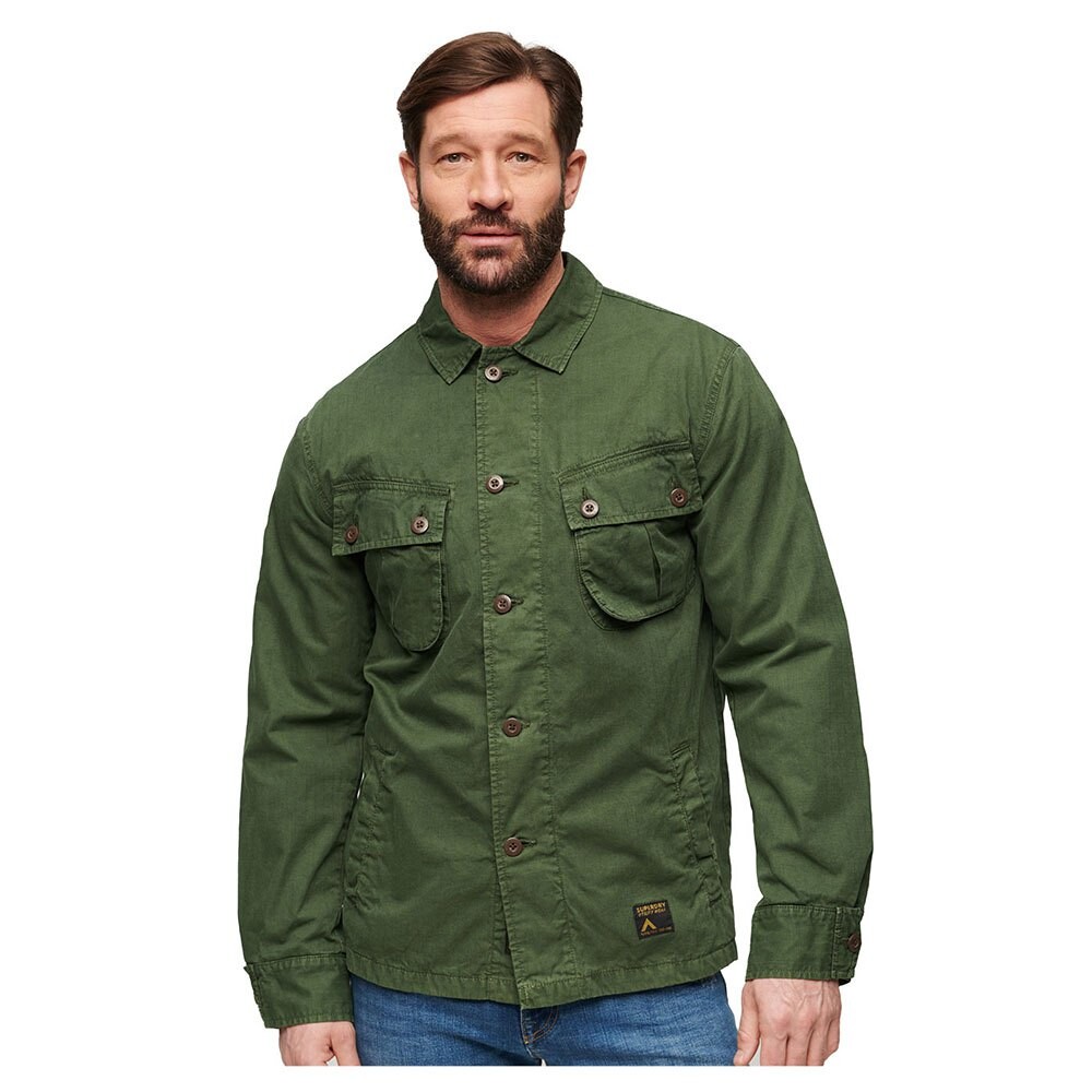 

Куртка Superdry Military overshirt, зеленый